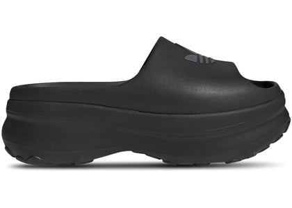 adidas adiFOM Stan Smith Slides Core Black Grey Six (Women's) - authentic adidas sneakers