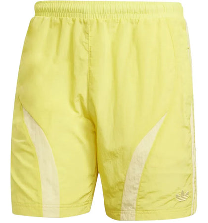 adidas Adicolor 2000S Shorts Pure Sulfur Powder Yellow - authentic adidas apparel