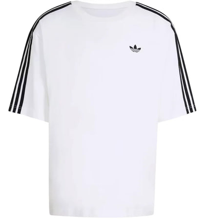 adidas Adicolor 3-Stripes Oversized Tee White - authentic adidas product