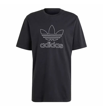 adidas Adicolor Outline Trefoil Tee Black - authentic adidas product