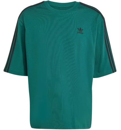 adidas Adicolor Oversized T-Shirt Aurora Ivy Black - authentic adidas apparel