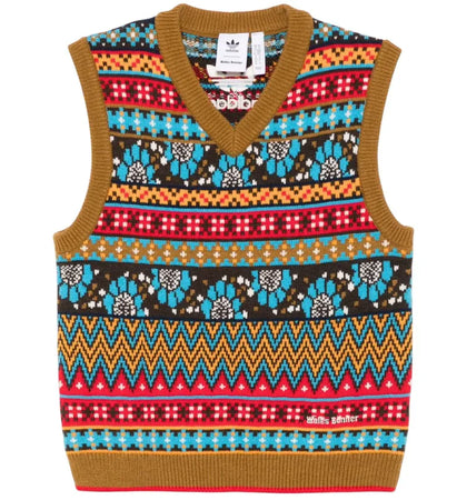 adidas Adidas x Wales Bonner Knit Vest Multicolor - authentic adidas product