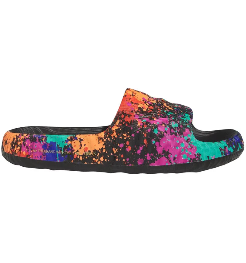 adidas Adilette 22 Slides Core Black Semi Solar Yellow - vue 360