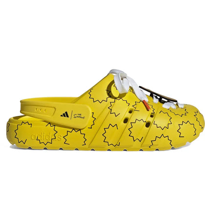 adidas Adilette Clog The Simpsons Yellow Black - authentic adidas sneakers