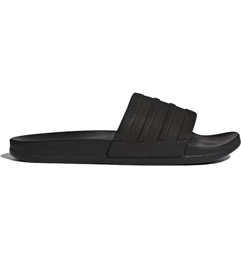 adidas adilette Cloudfoam Plus Triple Black - vue 360