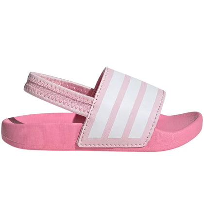 adidas Adilette Estrap Slides Clear Pink Cloud White Bliss Pink (TD) - authentic adidas sneakers