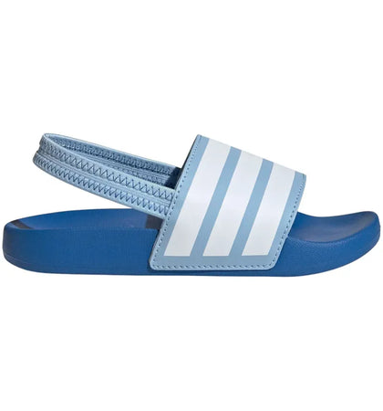 adidas Adilette Estrap Slides Clear Sky Cloud White Bright Royal (PS) - authentic adidas sneakers