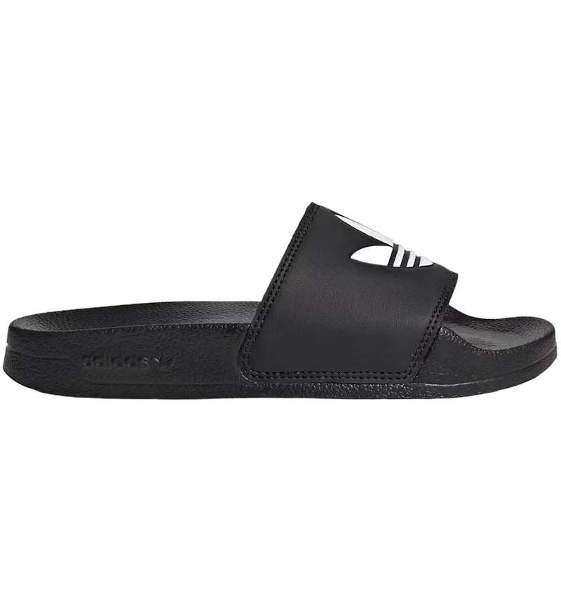 adidas Adilette Lite Slides Core Black Cloud White (GS) - vue 360