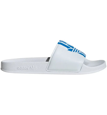adidas Adilette Slides Cloud White Bright Blue - authentic adidas sneakers