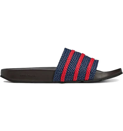 adidas Adilette Slides Wales Bonner Night Indigo Scarlet - authentic adidas sneakers