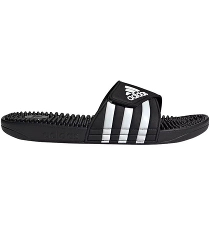 adidas Adissage Slides Core Black White - authentic adidas sneakers