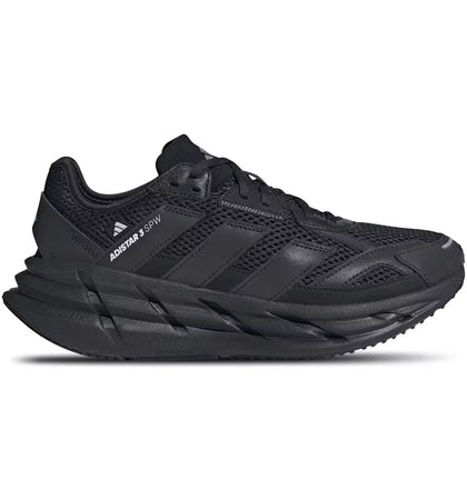 adidas Adistar 3 Sportswear Black Silver Metallic (Women's) - authentic adidas sneakers