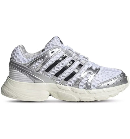 adidas Adistar Control 5 Elastic Lace White Silver Metallic Grey (PS) - authentic adidas sneakers