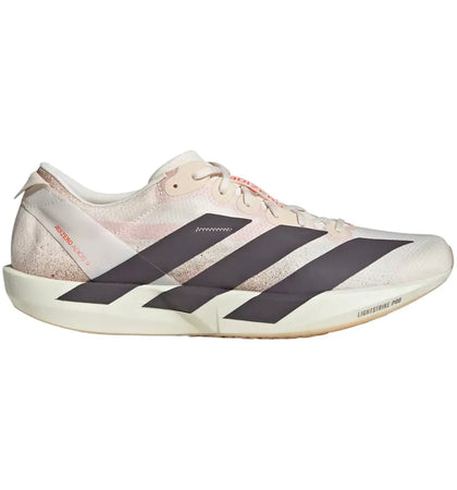 adidas Adizero Adios 9 Chalk White Grey Strata Impact Orange - authentic adidas sneakers
