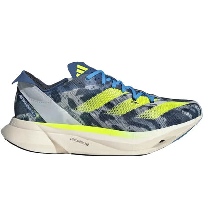 adidas Adizero Adios Pro 3 Crystal White Lucid Lemon Blue Burst (Women's) - authentic adidas sneakers