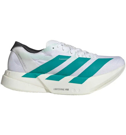 adidas Adizero Adios Pro 4 Cloud White Pure Teal Carbon (Women's) - authentic adidas sneakers