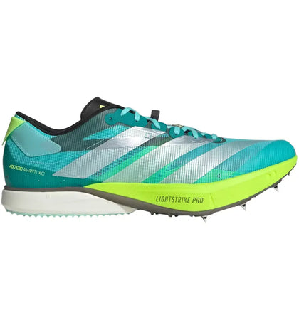 adidas Adizero Avanti XC Flash Aqua Zero Metalic Lucid Lemon - authentic adidas sneakers