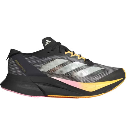 adidas Adizero Boston 12 Core Black Zero Metalic Spark (Women's) - authentic adidas sneakers
