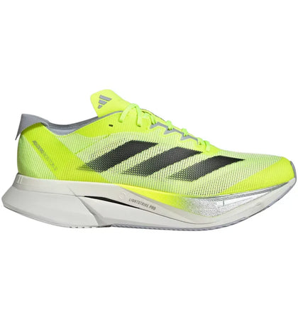 adidas Adizero Boston 12 Lucid Lemon Core Black Silver Metallic - authentic adidas sneakers