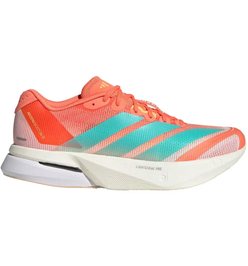 adidas Adizero Boston 13 Semi Coral Flash Aqua (Women's) - vue 360