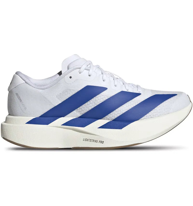 adidas Adizero Evo SL White Royal Blue (GS) - vue 360