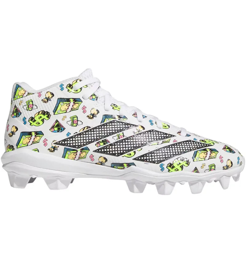 adidas Adizero Impact.2 II Molded Rubber White Core Black - vue 360