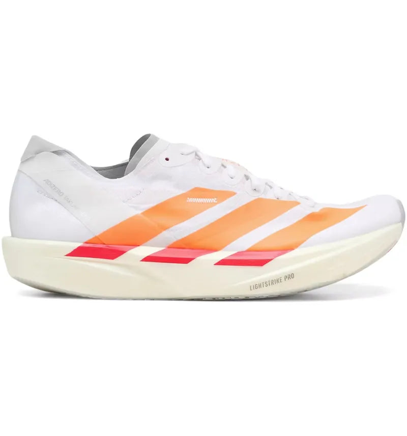 adidas Adizero Takumi Sen 11 White Lucid Orange Red - vue 360