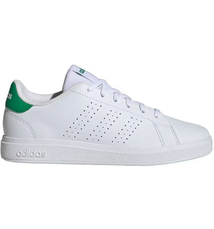 adidas Advantage Base 2.0 Cloud White Green (GS) - authentic adidas sneakers