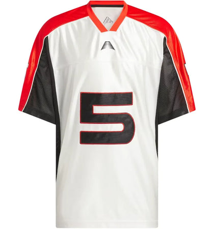adidas Ae Short Sleeve Jersey Cloud White/Active Red - authentic adidas apparel