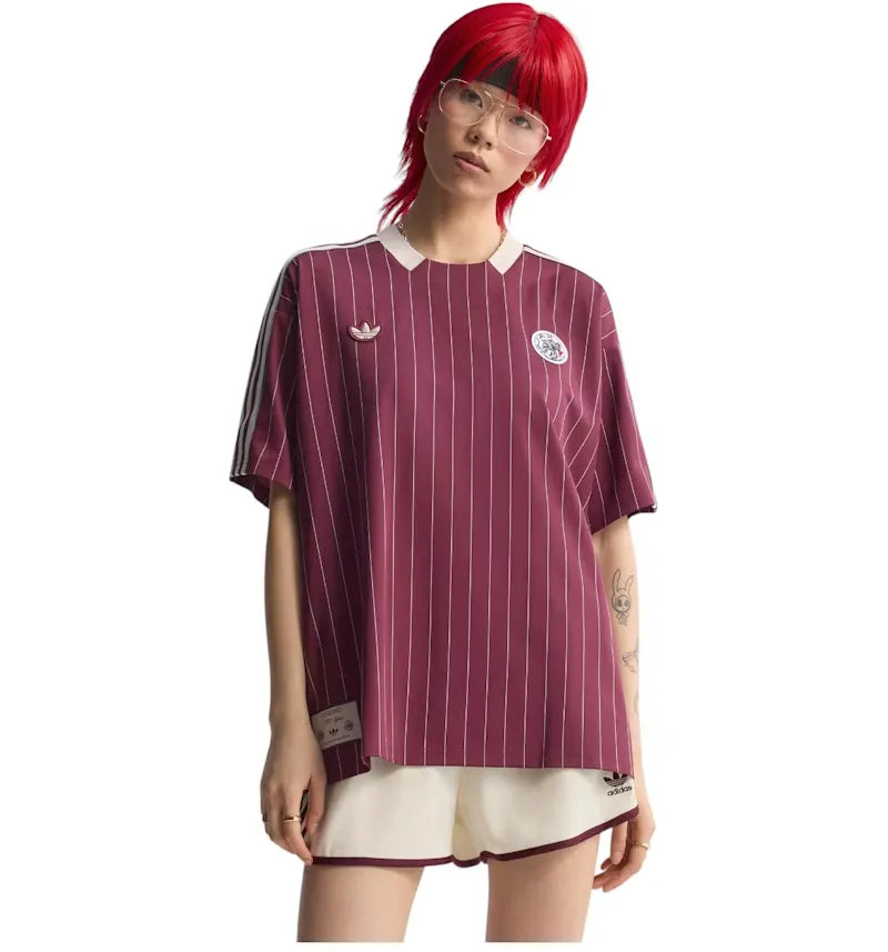 adidas Ajax Amsterdam Terrace Icons Jersey Victory Crimson - vue 360
