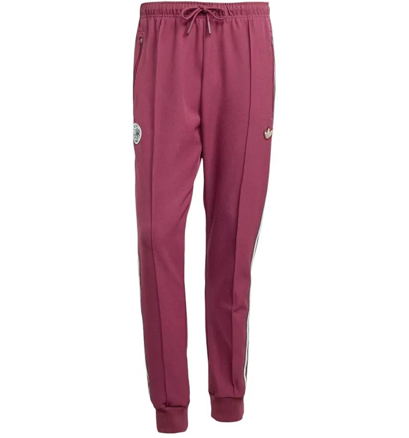 adidas Ajax Amsterdam Terrace Icons Track Pants Victory Crimson - vue 360