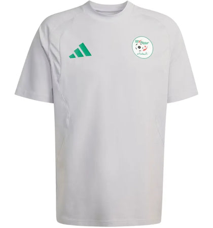 adidas Algeria Tiro Tech T-Shirt Team Light Grey - authentic adidas apparel