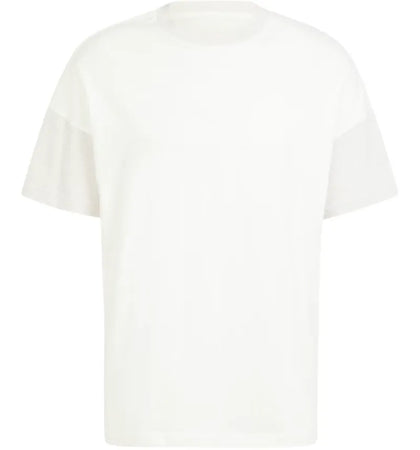 adidas All Szn Colorblock Tee Off White Semi Court Green - authentic adidas product