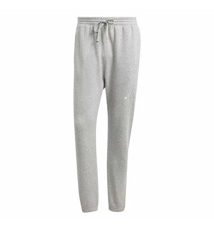 adidas ALL SZN Fleece Regular Tapered Pants Medium Grey Heather - authentic adidas apparel