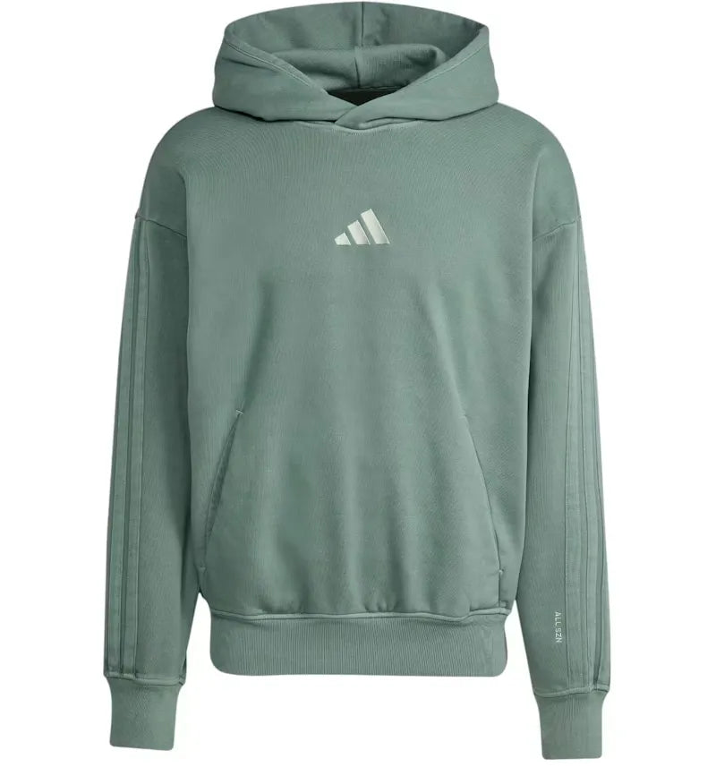 adidas All Szn Fleece Washed Hoodie Aurora Ivy - vue 360