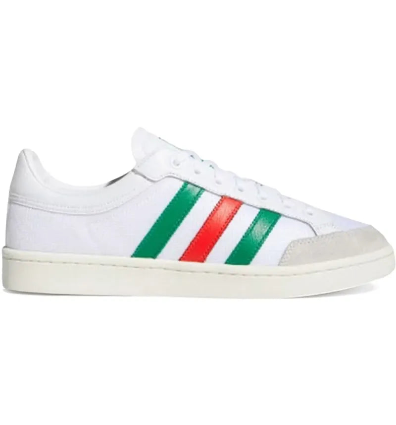 adidas Americana Low White Green Scarlet - vue 360