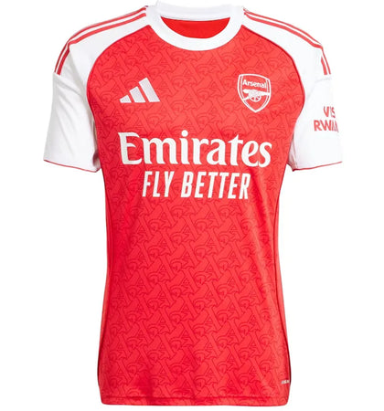 adidas Arsenal 25/26 Home Jersey Better Scarlet White - authentic adidas apparel