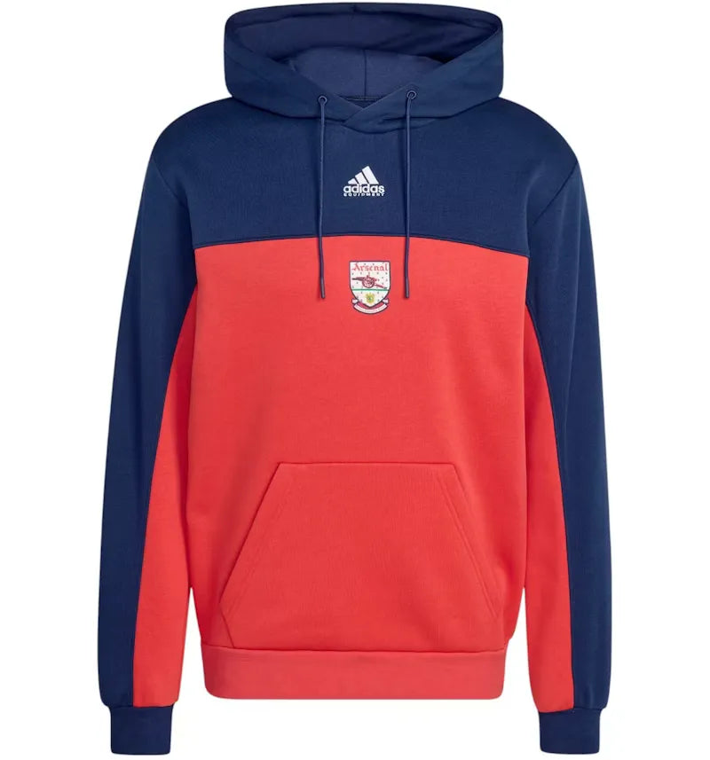 adidas Arsenal 92-94 Hoodie Team Collegiate Red Collegiate Navy - vue 360