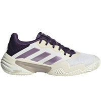 adidas Barricade 13 Core White Powder Plum Aurora Plum (Women's)