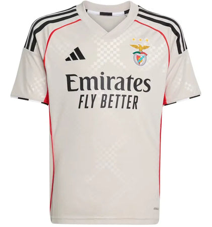 adidas Benfica 25/26 Away Jersey Beige - authentic adidas apparel