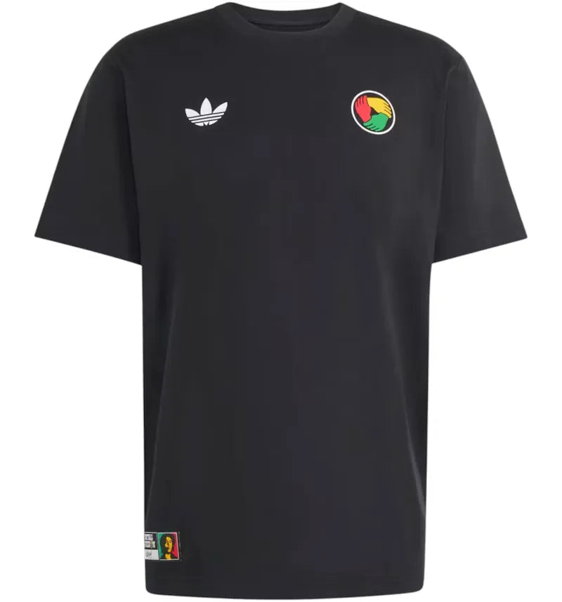 adidas Bob Marley KD2420 T-shirt Black - vue 360