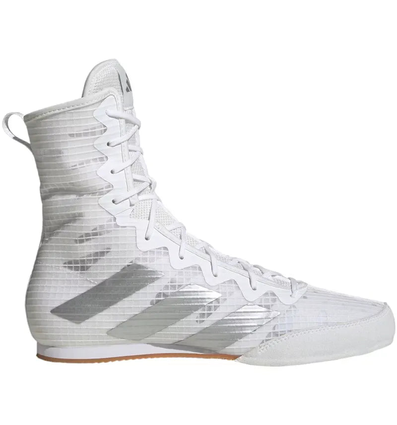 adidas Box Hog 4 White Silver Metallic Gum - vue 360