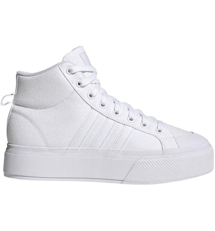 adidas Bravada 2.0 Platform Mid Cloud White Chalk White - authentic adidas sneakers