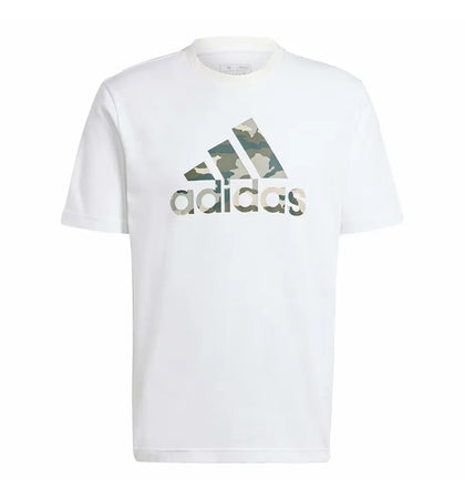 adidas Camo Badge of Sport Graphic Tee White - authentic adidas product