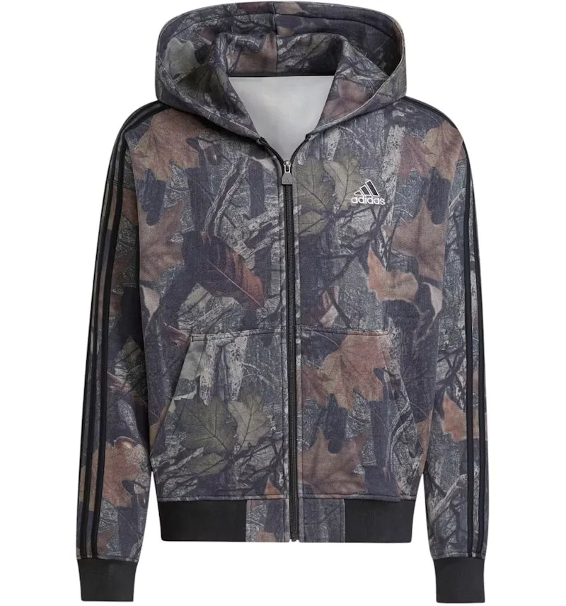 adidas Camo Hooded Full-Zip Black - vue 360