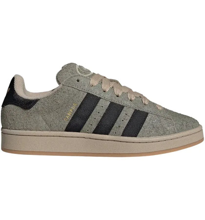 adidas Campus 00s Silver Pebble Black Stone Khaki - authentic adidas sneakers