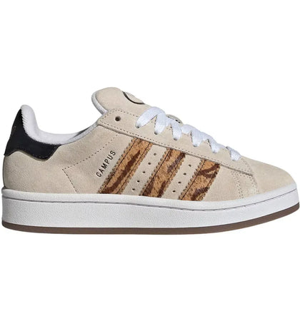 adidas Campus 00s Wonder White Leopard Stripes (Kids) - authentic adidas sneakers