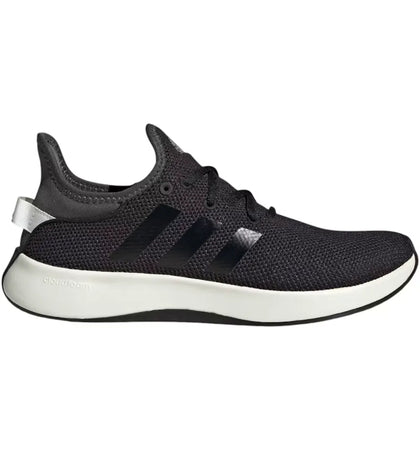 adidas Cloudfoam Pure Core Black Grey (Women's) - authentic adidas sneakers