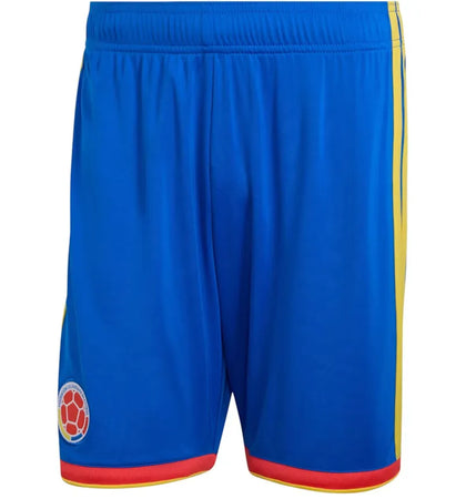 adidas Colombia 2026 Home Shorts Glow Blue - authentic adidas apparel