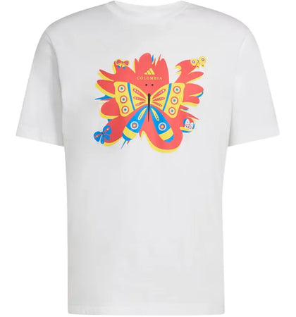 adidas Colombia DNA T-Shirt White - authentic adidas apparel